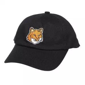 [메종키츠네]폭스헤드 블랙 볼캡 60940066