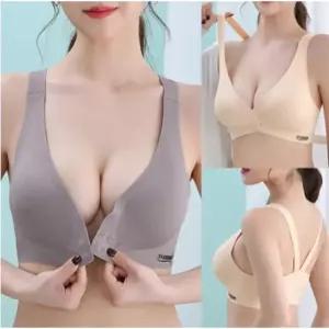 볼륨업브라 뽕브라 앞후크브라 브라렛 노와이어 보정  44367151)