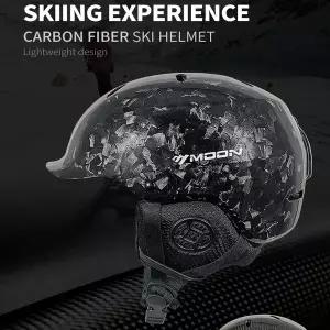 바이크 오토바이 반모헬맷 스키 스노보드 오토바이용 탄소 섬유 멀티 스포츠 헬멧 남성용 경량 이중 인증CE