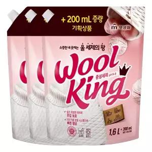 무궁화 울킹 중성세제 1.6L+200ml X 3개