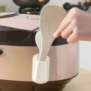 식당주걱홀더 밥솥 부착식 오픈형덮개 주방 주걱보관대 (WFJ6ETD)