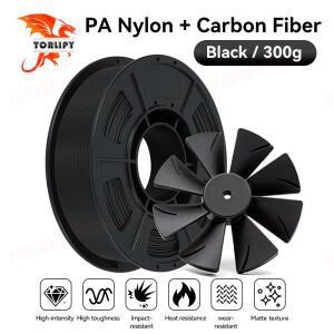 KINGROON 3D 프린터 PA 나일론 탄소 섬유 필라멘트 1.75mm 300g/롤 소모품 평균 FDM 고속