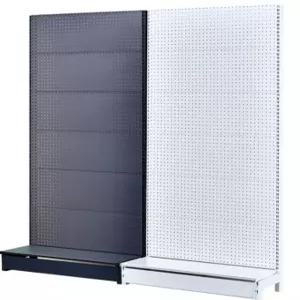 철제 제품 진열 스텐드 튼튼한 타공판 진열대 다기능 진열선반