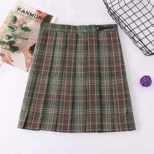 밀리터리 체크패턴 교복치마(기장선택) 교복 학생복