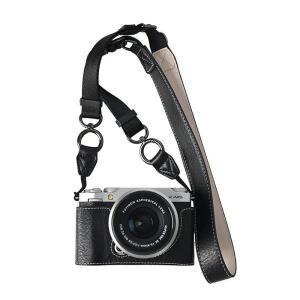 Fujifilm X-M5 레트로 가죽 보호 케이스 Fuji 카메라 가방 럭셔리 PU 커버베이스 마운트 크로스 바디 넥 숄