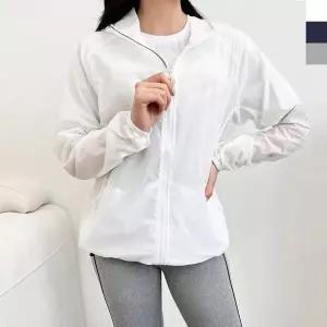 남여공용 얇은 바람막이 스트링 후드점퍼 (WFK86E3)