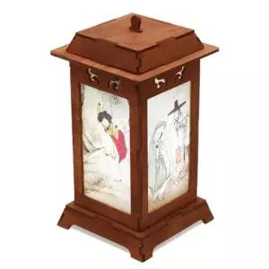 diy 조립 led전통사각등 모형 수집 우드