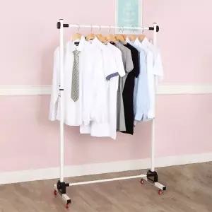 이동식행거 우레탄바퀴 행거프레임 철재이동식바퀴 (WFJ7OUC)