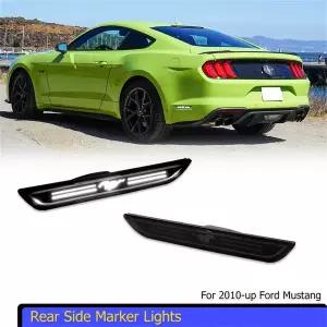 화물차차폭등 사이드등 자동차 후면 범퍼 사이드 마커 표시 등 포드 머스탱 2010- 펜더 플레어 램프 빨간색
