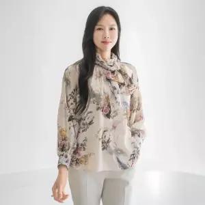 엄마옷 마담4060 클래씨마담 블룸스카프블라우스 여성 데일리 -ZBL2512010-