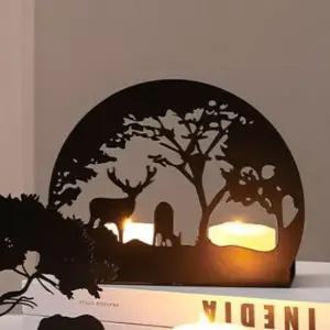 [하프클럽/]소품 장식 메탈 홀더 코끼리 촛대 인테리어 사슴