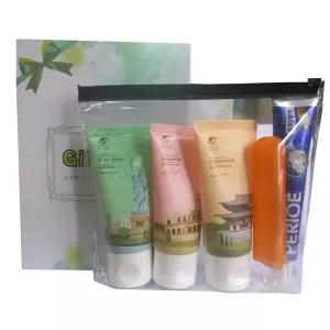 엘지여행용5종-A타입 엘라스틴 온더바디 샴푸 린스 페리오치약 여행용세트