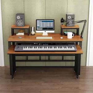 미디데스크 1400 피아노 테이블 작업 작곡 책상 음악