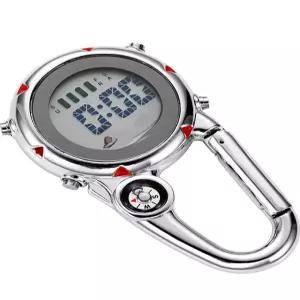 다기능 클립 후크 시계 야광 목걸이 전자 회중 카라비