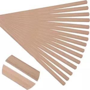 Soengsau 15팩 15.75인치 미완성 목재 아스트라갈 트림 - 가구 프레임 거울 가장자리 벽 문 옷장 서랍