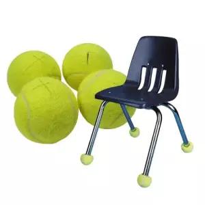 바닥보호 소음방지 의자발캡용 TENNIS공 4P W4D8CDC