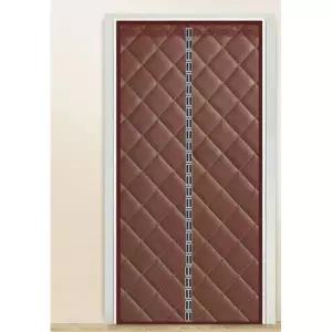 최강 방한 현관 우풍 방풍 커튼 우레탄 창문 대형 커피색 130x220