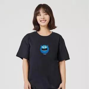 키밍 괴물 도깨비 그래픽 반팔티 캐쥬얼 W76847A