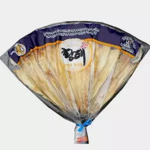 강원 용대리 진부령 덕장 부채꼴 황태포 10마리46~48 (WFK6HOU)