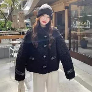 페이크 퍼 코트 추동 여자재킷 일체형 가죽 도톰 원템4