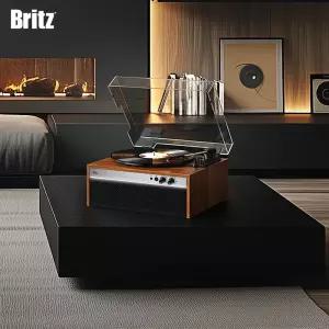 브리츠 BZ-AP40BT(우든) 블루투스 턴테이블 LP플레이어