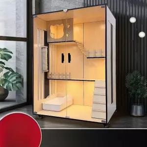 대형 고양이집 숨숨집 냥이 케이지 인테리어 집 길침대 겨울집 하우스