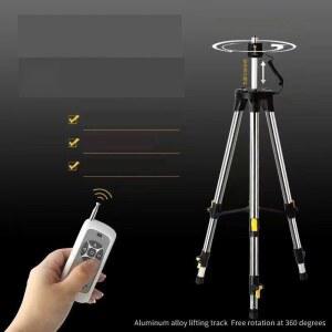 전동 삼각대 레벨기 높이조절 리모컨 거치대