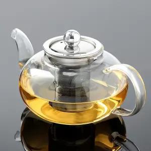 내열유리 투명 차포트 티포트 400ml 티팟 주전자 유리포트 유리주전자