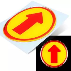 에폭시 방향표시 스티커 화살표 표지판 안내판 입체 원형화살표안내판