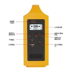 220V/110V 100W 고출력 휴대용 태양광 발전기 - 캠핑, 드론 충전, 비상 백업 및 에너지 저장 AC+