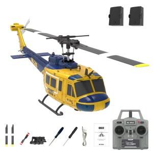 ZynithRC RC ERA C032 헬리콥터 자이로 안정화 기능이 있는 UH 1 Huey 6CH 밀리터리 스케일 를 위한 선물