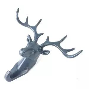 사슴뿔 인테리어 후크 열쇠 걸이 장식 현관 장식품 헌팅트로피 (WFK9NZD)