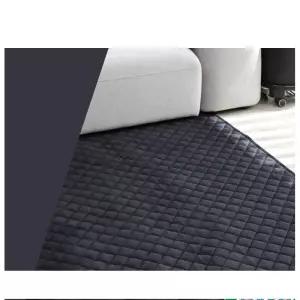 매직크린 극세사 탄소매트 블랙 140X180cm 전기 장판 매트 요 온열 방석 거실 카페트 담요 발열 캠핑 수면 발온 침대 이블 열기