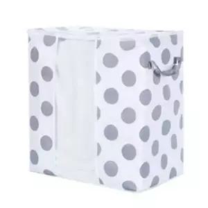 이불가방 이불 보관백 세로 땡땡이 손잡이 다용도 옷 정리함 (WFK9GTA)