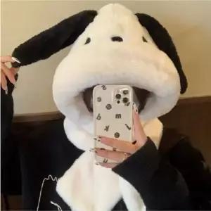 마니포근 유행공감 동물 멍멍이 겨울 모자 타입 목도리 방한 쁘띠 (WFK9HMZ)