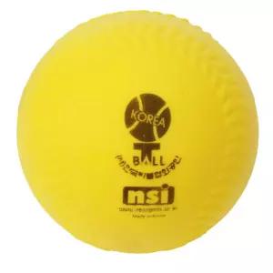 뉴스포츠산업 말랑말랑한 티볼공 27mm 낱개 학교체육교구 야외운동용품 운동회소품 운동 온가족이함께