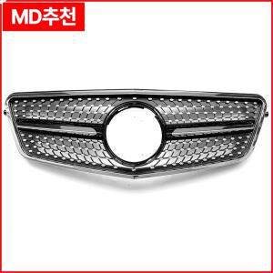 메르세데스 벤츠 E 클래스 W212 2010-2013 E250 E300 4도어 프론트 그릴 블랙/실버 상단 범퍼 후드 메쉬