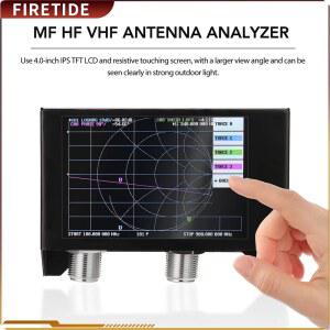 3G 벡터 2N 네트워크 분석기 V2 UHF 0인치 SAA NANOVNA 단파 터치 HF VHF 스크린 안테나