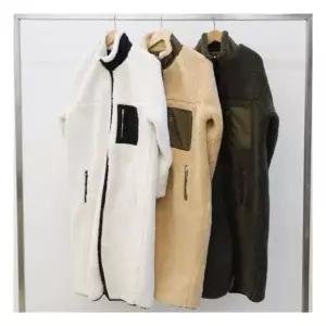 리버시블 남여 후리스 집업 뽀글이 점퍼 플리스자켓 후리스자켓 롱점퍼 942827