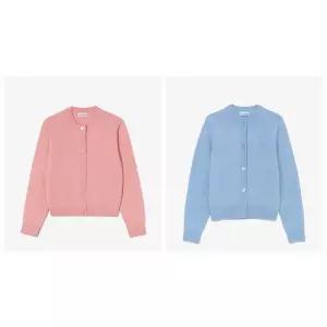 라코스테 브랜드관 25FW 여성 알파카 크루넥 가디건 AF309E-55N2중 택 1 364359