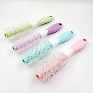 고품질 헤어브러쉬 파스텔 헤어 드라이 롤 브러쉬 소뿔빗 사우나빗 (WFK9ZWW)