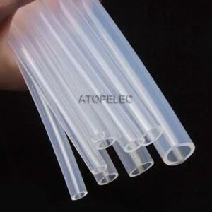 2M ID FEP 절연 200 10MM 투명 파이프 케이블 튜브 와이어 F46 600V 슬리브 내열성 경질