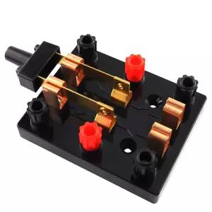 AXLIZER 더블 폴 던지기 전기 스위치 나이프 실험 장비 두 개의 동시 연결을 분리하는 데 사용되는 교구