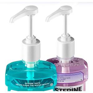 리스테린 1.5리터 또는 1리터 병에 맞도록 제작된 펌프 디스펜서 [펌프 2개 포함 패키지]