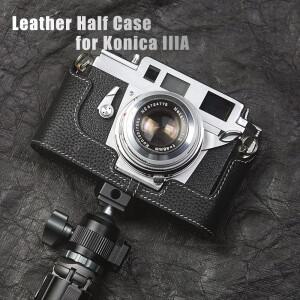 도니식 가죽 카메라 하프 케이스 IIIA 수제 가방 코니카 끈 스트랩
