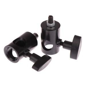 도니식 1/4인치 3/8인치 나사 인터페이스 빠른 어댑터 컨버터 마운트 브래킷 교체용 전구 스탠드 사진 장비