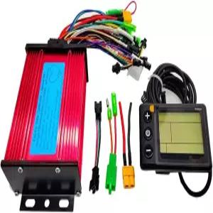 청샤오 전기 자전거 컨트롤러 스쿠터 36V-72V 브러시리스 모터 LCD 디스플레이 450W-600W 모터용 범용 전압