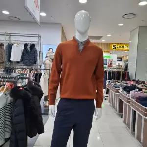 [PAT]울혼방 이중에리 스웨트 1K73602-3US