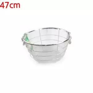 스텐 후레임망 소쿠리 3단 47cm 채반 소쿠리 볼바구니