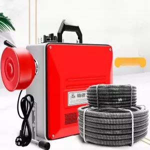 전동스프링청소기 배관 하수구 기계 하수도 뚫는 공용 청소기 스프링청소기 스프링.